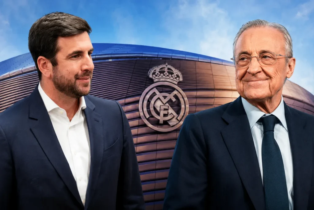 Sondaż MARCA: Florentino pozostaje faworytem, ale kampania Riquelme zyskuje uznanie kibiców Florentino Perez, Enrique Riquelme